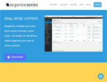 Tablet Screenshot of organizeseries.com